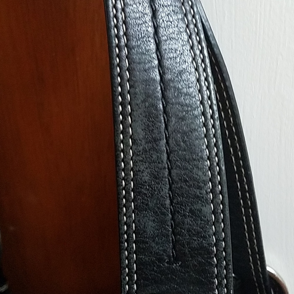 Black Leather Coach Satchel Great Condition soho - Picture 3 of 7